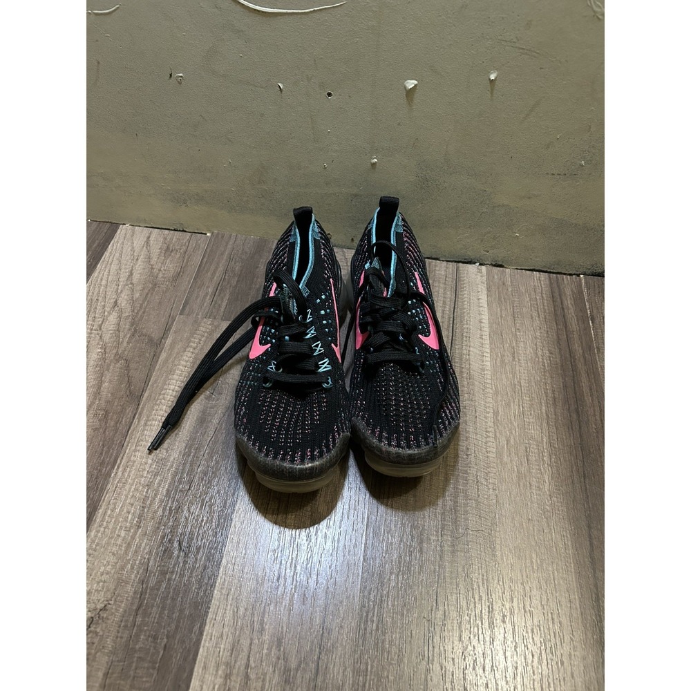 Nike Air VaporMax Flyknit 3 Black Hyper Pink Blue CZ7988 001 Wmns size 6